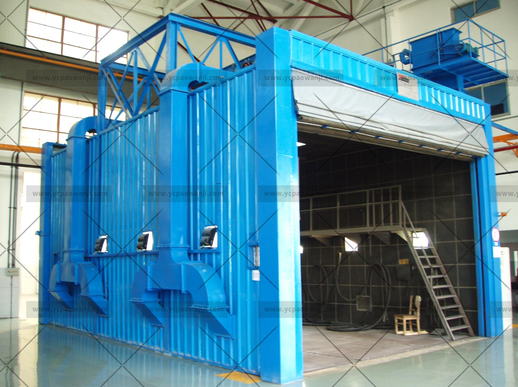 江蘇拋丸機除銹設備 淺析噴砂房設計要遵循的幾大原則