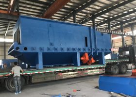 雙節結束，北京豐臺的通過式拋丸機訂單成功發貨~